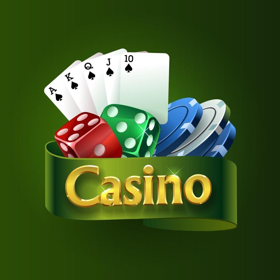 Ilustrasi dealer live casino dengan suasana modern
